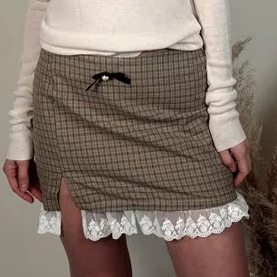 Gingham Mini Skirt