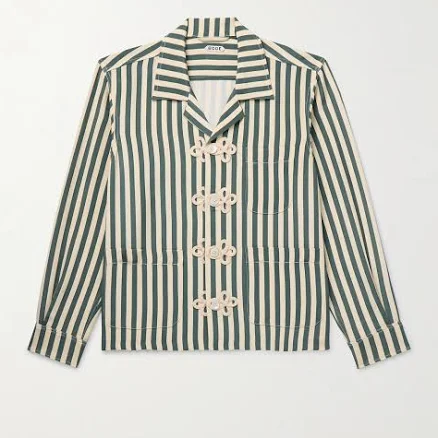 Bode Trillium Silk Shirt