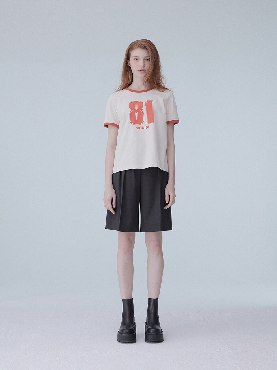 Numbering T-shirt 002_Orange