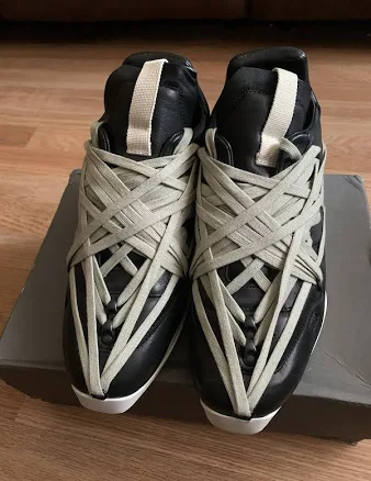 Size 11 - Rick Owens Maximal Megalace Runner Low Black