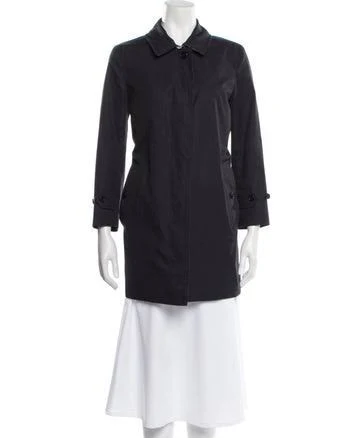 Burberry The Pimlico Trench Coat in Blue, Women's US 2 | XS