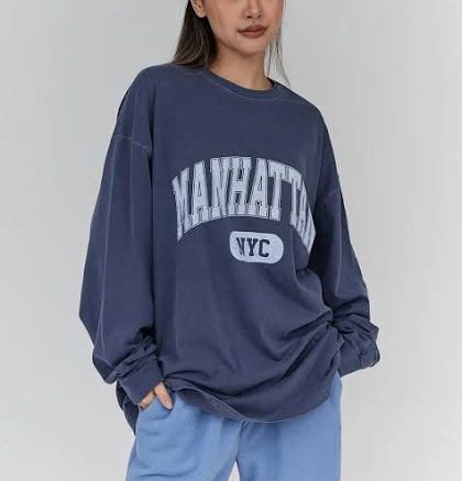 Oversize Lettering Print T-Shirt