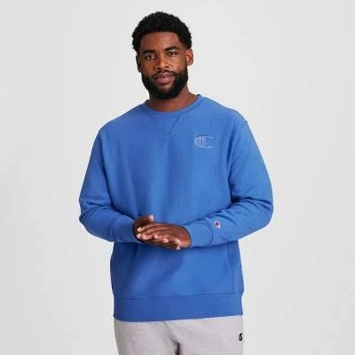 Champion Embroidered Fleece Crewneck Sweatshirt