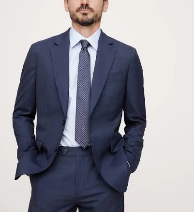 Banana Republic Men's Signature Italian Rustico Suit Jacket