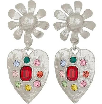 Tropicana Silver Earrings
