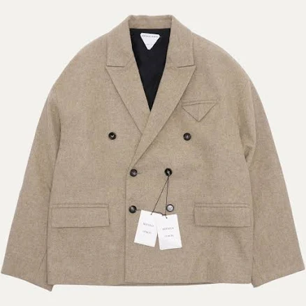 Bottega Veneta Double-Breasted Wool-Blend Blazer