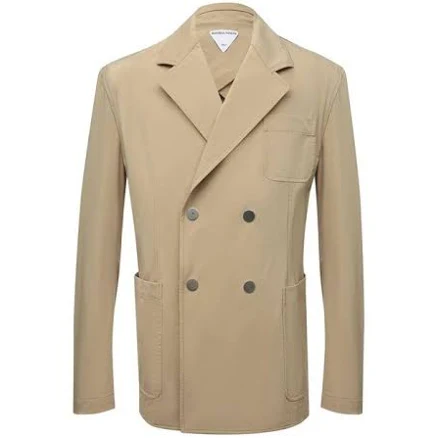 BOTTEGA VENETA Men's Double-Breasted Blazer