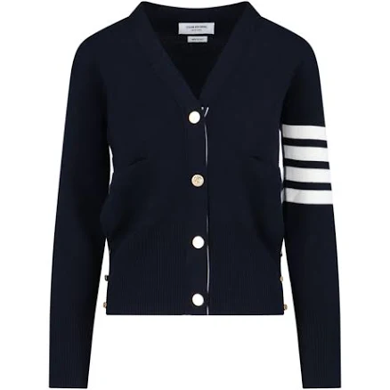 4-Bar Merino Wool Cardigan - THOM Browne - woman