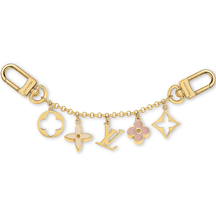 Louis Vuitton Fleur de Monogram Bag Charm Chain