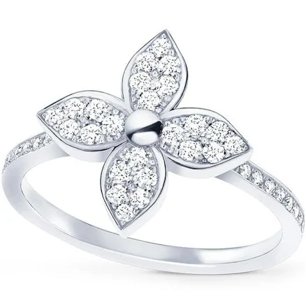 Louis Vuitton Star Blossom White Gold Diamond Ring