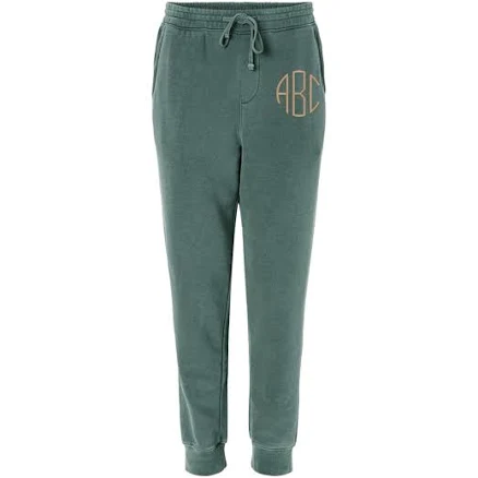 Monogrammed Joggers