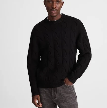 Madewell Men's Cable-Knit Crewneck Sweater