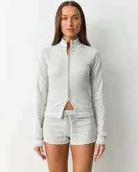Two Way Zip Up Jacket