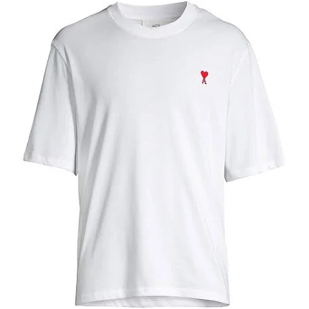men AMI PARIS AMI Red AMI De Coeur T-Shirt