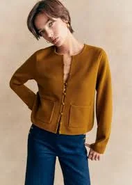 Brielle Cardigan - Sézane x MDLO - Gold