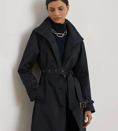 Ralph Lauren Women's Single Breasted Belted Trench Coat