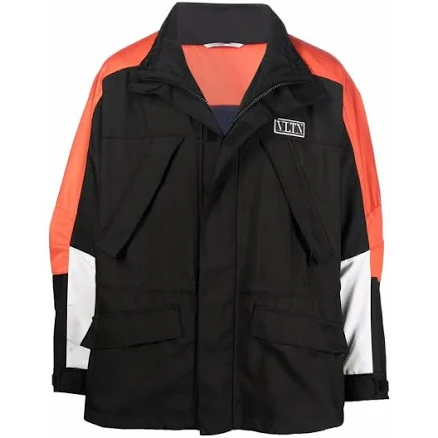 Valentino Uomo Nylon Pea Coat
