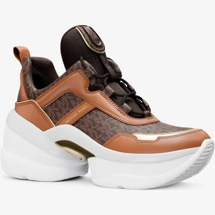 Michael Kors Olympia Signature Logo Trainer