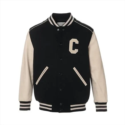 CELINE Men's Oversized Teddy Wool Varsity Jacket