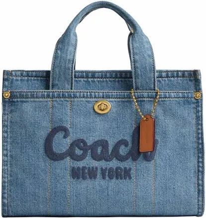 Coach Women's Cargo Denim Tote Bag