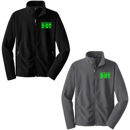 Dot NYC Fleece Jacket with Embroidery