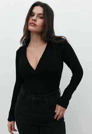CELINE BODYSUIT - BLACK XL