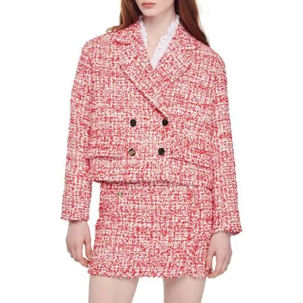 Sandro Women's Sandro Cropped tweed jacket