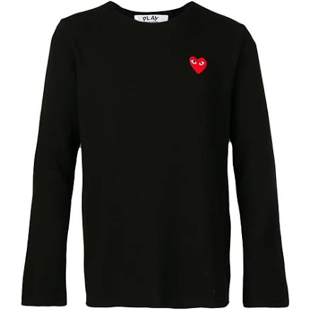 COMME des GARÇONS Play Men's Comme Des Garcon Logo Patch Jumper