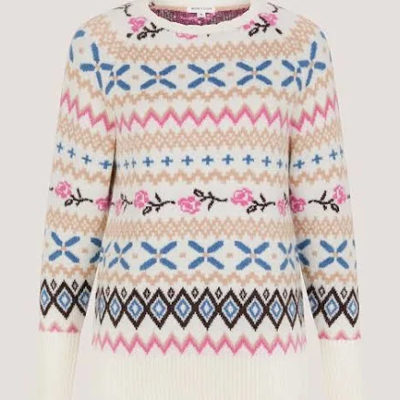 Monsoon Natural Fee Fair Isle Jumper