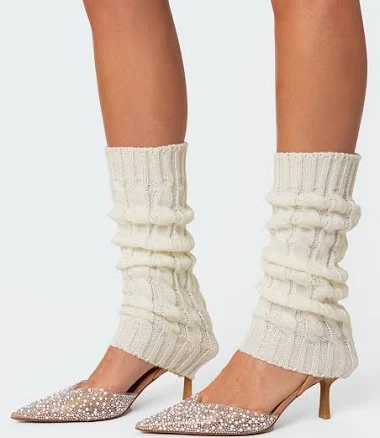 Cable Knit Leg Warmers