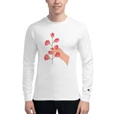 Sweet Pea Flower Men's Long Sleeve T-shirt