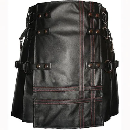 Heavy-Duty Francis Leather Kilt