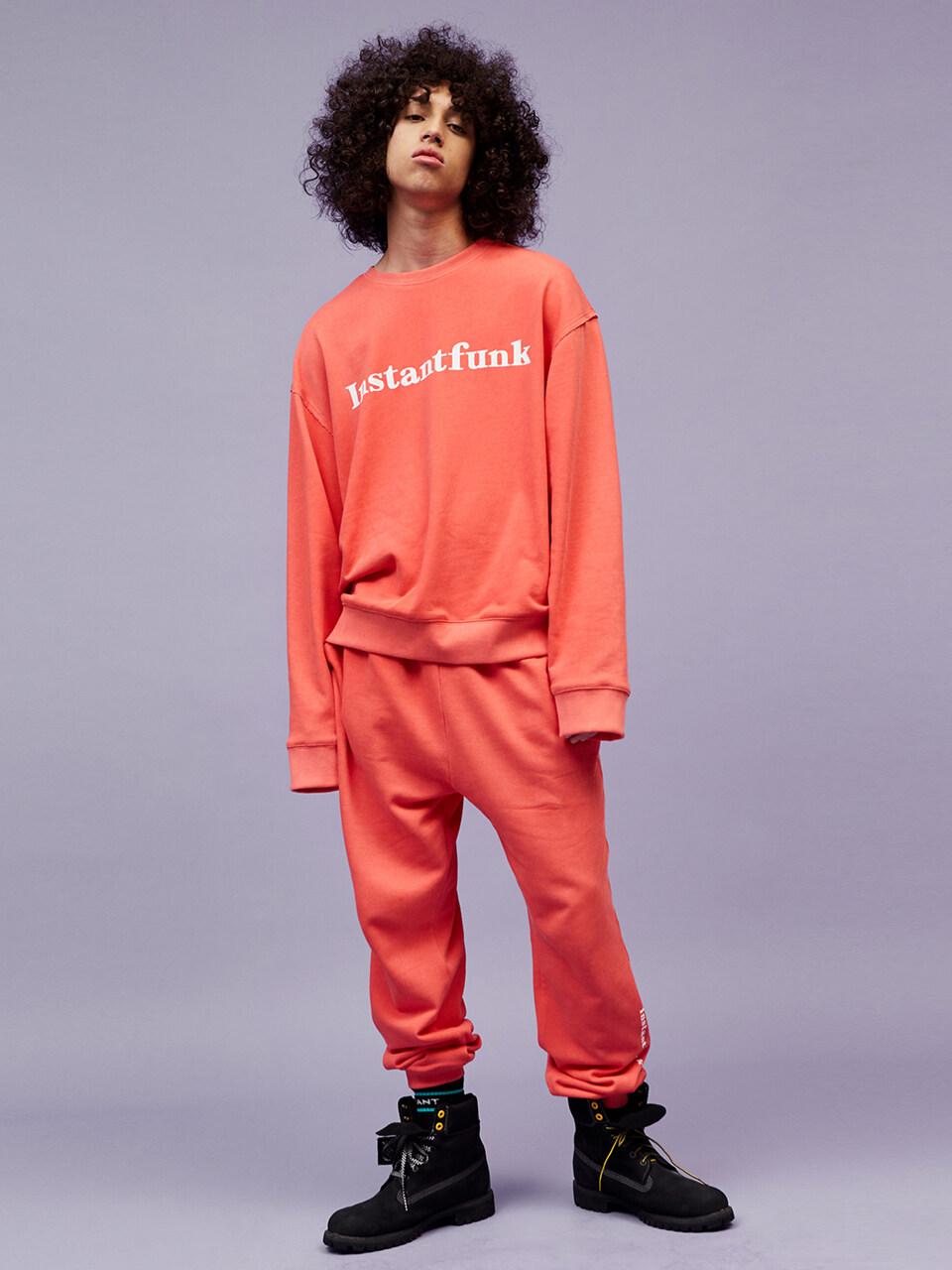 Faded Track Pants_Red