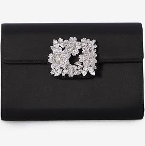 Roger Vivier Women's Efflorescence Mini Satin Clutch