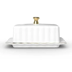 Threshold Ribbed Butter Dish