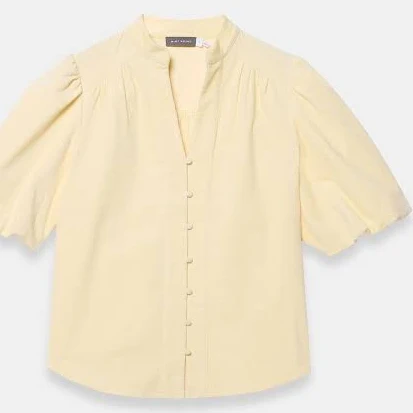 Mint Velvet Corduroy Puff Sleeve Blouse