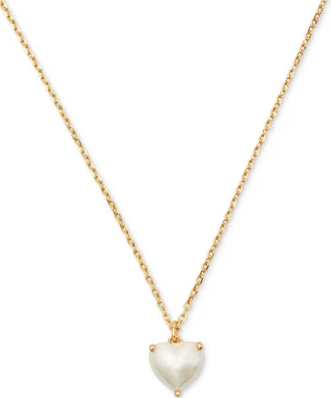 Kate Spade My Love June Pearl Heart Pendant Necklace