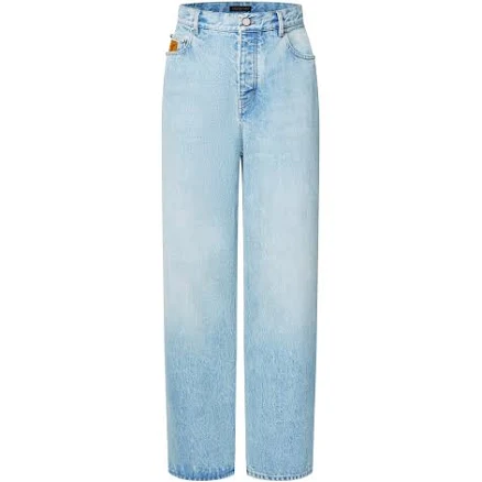 Louis Vuitton Wide Leg Fit Denim Pants