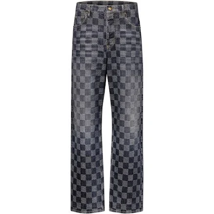 Louis Vuitton Damier Denim Skate Pants