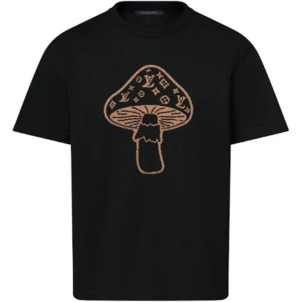 Louis Vuitton Short-Sleeved Intarsia Crewneck