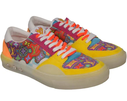 Louis Vuitton Mens Ollie Richelieu Sneakers Size Us 7 Uk 6 Psychedelic