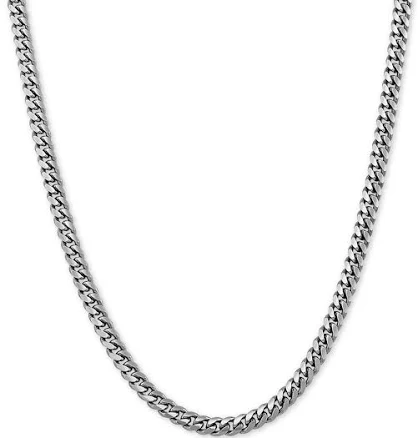 Giani Bernini Curb Link Chain Necklace in Sterling Silver or 18k Gold-Plated