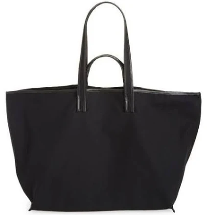 KASSL Women's Contrast Trim Canvas Tote