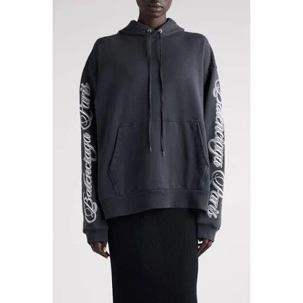 Balenciaga Women's Oversize Cotton Hoodie