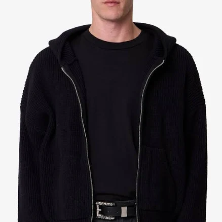 mnml Men's Knit Hooded Zip Cardigan