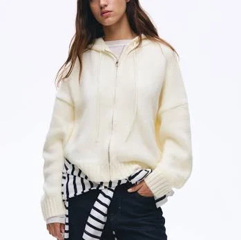 H&M Ladies Knit Hooded Jacket