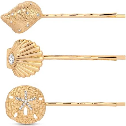 Ettika Oceanic Cubic Zirconia Bobby Pin Set