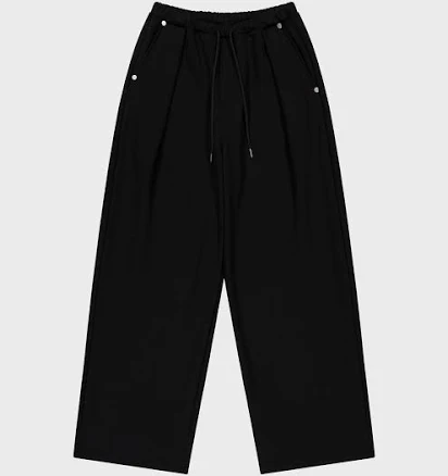 ONE-TUCK WIDE SWEAT PANTS
