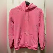 Rhinestone Smiley Face Hoodie