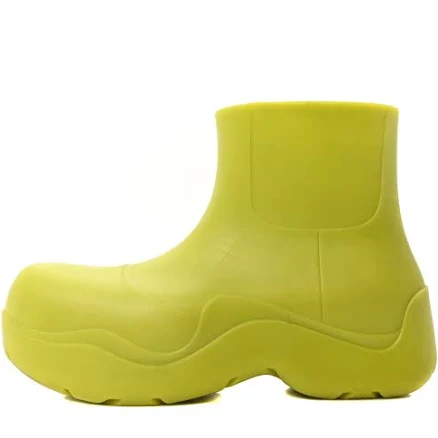 Bottega Veneta Men's Puddle Rubber Ankle Boots
